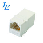 Silver Rj45 180 Keystone Jack With FCC Connector Fitting For Cat 5e General Cable