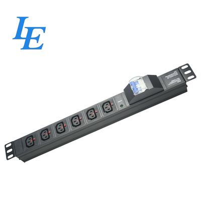 IEC C13 PDU 8 Ports Cabinet PDU With Overload Protect And On-off Switch Power Distribution Units