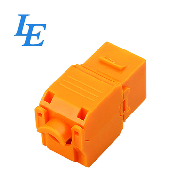 Top Quality Orange Cat5e Cat6 Ethernet Keystone Jack Use For Empty Panel