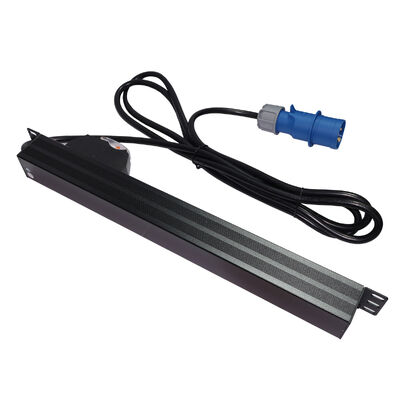 Data Center Rack Cabinet Featuring Integrated Power Distribution Units and Surge Protection Devices for Power Management