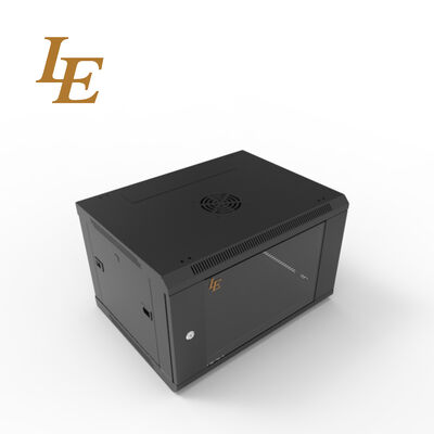Server Rack Cabinet 4U to 18U Wall Mount Enclosure with Steel Frame and Powder Coated Finish Providing Durable and Equipment Housing