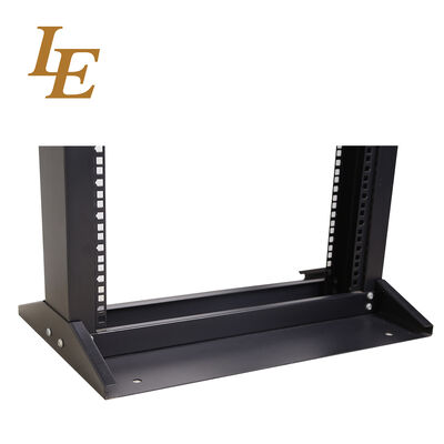 Open Server Rack Cabinet 19 Inch 18U to 47U Adjustable Depth Cold Rolled Steel Network Rack with Powder Coated Finish