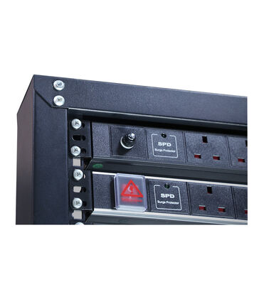 RC-Open Server Rack Cabinet 19 Inch 18U to 47U Adjustable Depth Cold Rolled Steel Network Rack with Powder Coated Finish