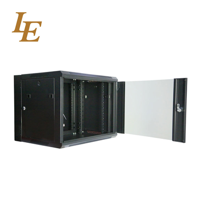 6U Στον τοίχο τοποθέτηση Server Rack Cabinet SPCC Χάλυβα υλικό ψυχρού έλασης