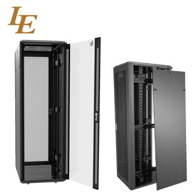 19 ιντσών 18U Αλουμινίου Frame Server Rack Δικτυακό ντουλάπι με εξαερισμένη πόρτα