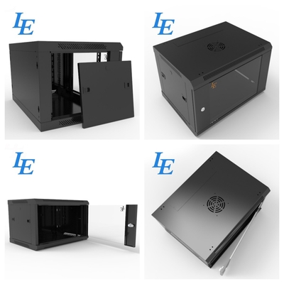 SPCC Server Στον τοίχο τοποθετημένο ράφι ντουλάπι 450mm / 600mm βάθος συναρμολογημένο