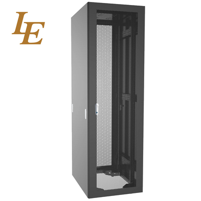 27U Standard 19 Inch Data Center Server Rack 42U Φώτος Σταθερή Γυάλινη πόρτα Δικτυακό ντουλάπι