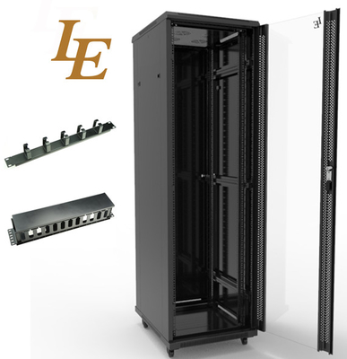 19 ιντσών Server Rack Cabinet με ρυθμιζόμενα πόδια και υψηλή χωρητικότητα φόρτωσης