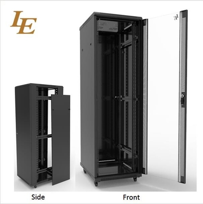 Κλασικό 12U Server Rack Cabinet με γυάλινη πόρτα για αποθήκευση εξοπλισμού επικοινωνίας
