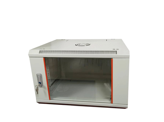 19 ιντσών RAL7035 Γκρίζο RAL9004 Μαύρο 4U 6U 9U 12U Τείχος Mountrack Μεταλλική ντουλάπα Μικρή υπόθεση SOHO Οικιακή ντουλάπα περιβλήματος