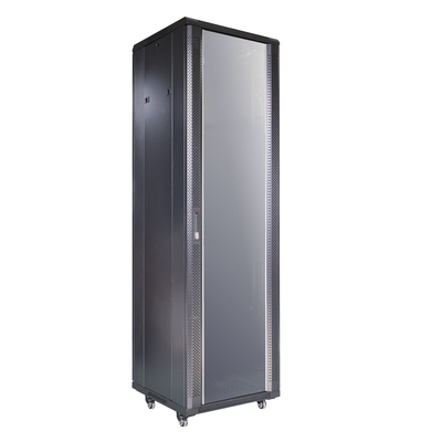32U Δικτυακό Διακομιστή Δικτύου Rack Cabinet 600*800 Στάσιμο πάτωμα με υψηλή χωρητικότητα φόρτωσης