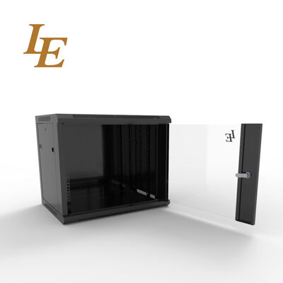 19 ίντσες 6U τοίχος τοποθέτηση Data Center ντουλάπι με συγκολλημένο πλαίσιο αφαιρούμενα πλευρικά πάνελ