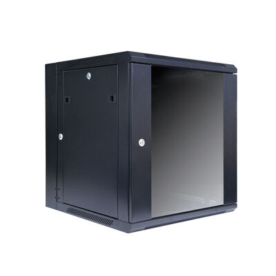 LE 4U Τείχος Mount Server Rack Cabinet 19 ίντσες Δικτυακό Cabinet IEC297-2 SPCC Ψυχρό έλασμα χάλυβα μονότοπο συγκολλημένο πλαίσιο IP20