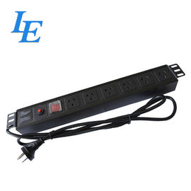 19 μετρητής Pdu 8 δίκτυο Pdu δύναμης ίντσας 1u 10a 220v διακοπτών αέρα τρόπων για το γραφείο