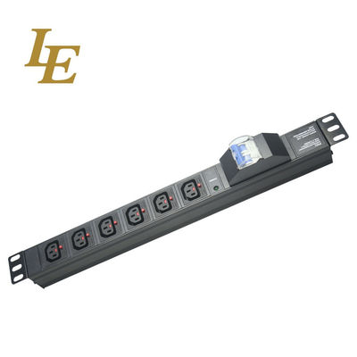 19 καθολική υποδοχή Pdu ραφιών τύπων IEC C13 ίντσας 1u