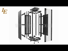 EA-18U - 47U 19 Ντουλάπια Εξοπλισμού Δεδομένων Αλουμινένιο Πλαίσιο Κινητό Rack Server
