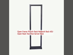 Ανοιχτό πλαίσιο 19 ιντσών Rack Network Rack 42U Ανοιχτό Rack Δύο Post Server Rack